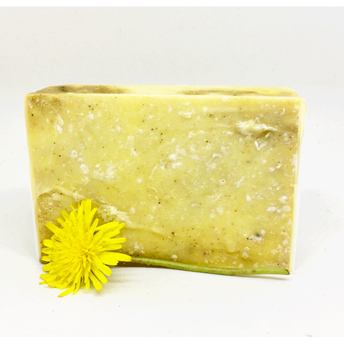 olive oil and dandelion soap