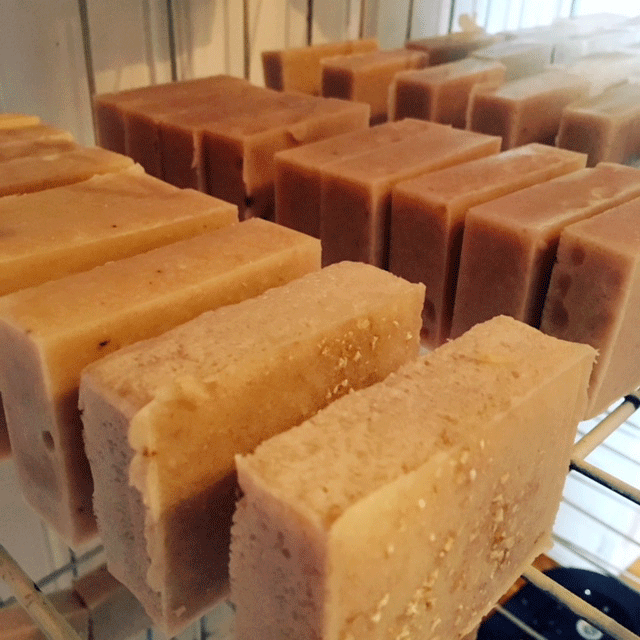 Oatmeal all natural soap bar, with Sea salt for sensitive skin