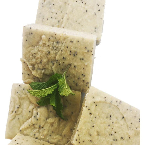 Exfoliating Poppy seed and Mint sea salt - out of stock