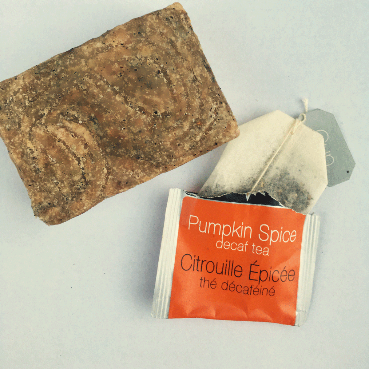 Pumpkin Spice Sea salt soap with Cinnamon