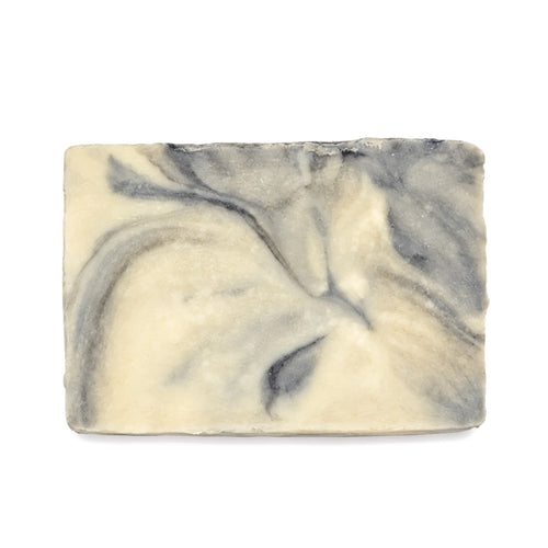 Cedarwood sea salt soap bar unwrapped