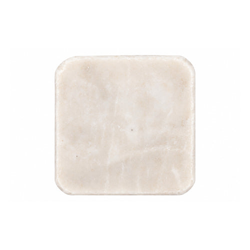 Handmade 2 oz sea salt soap shower favor on white background