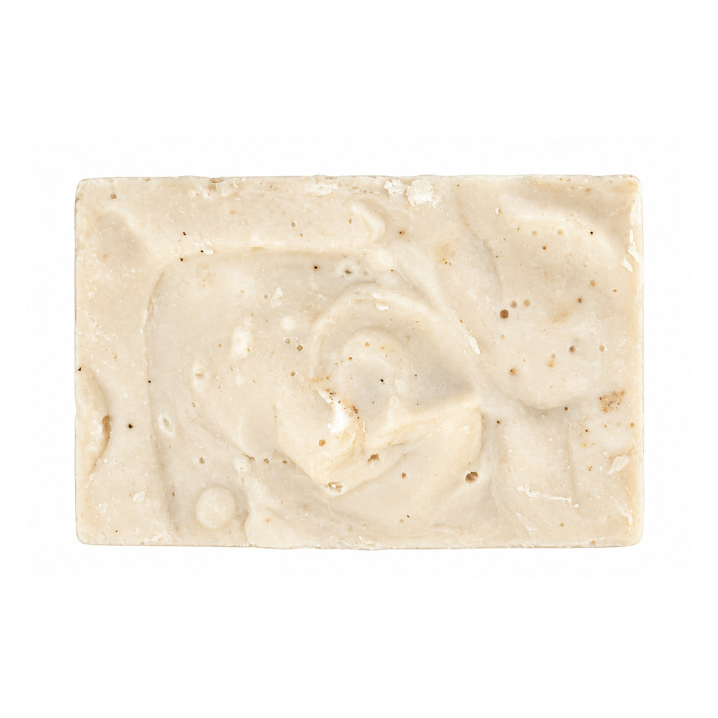 CapeLilly lavender and chamomile sea salt soap, unwrapped bar