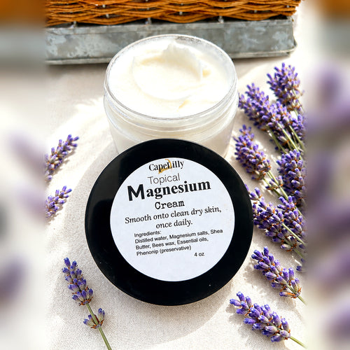 Cape Lilly magnesium cream with lavender